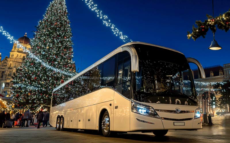 Adelaide Christmas bus charter service ensuring stress-free group travel during the holidays.